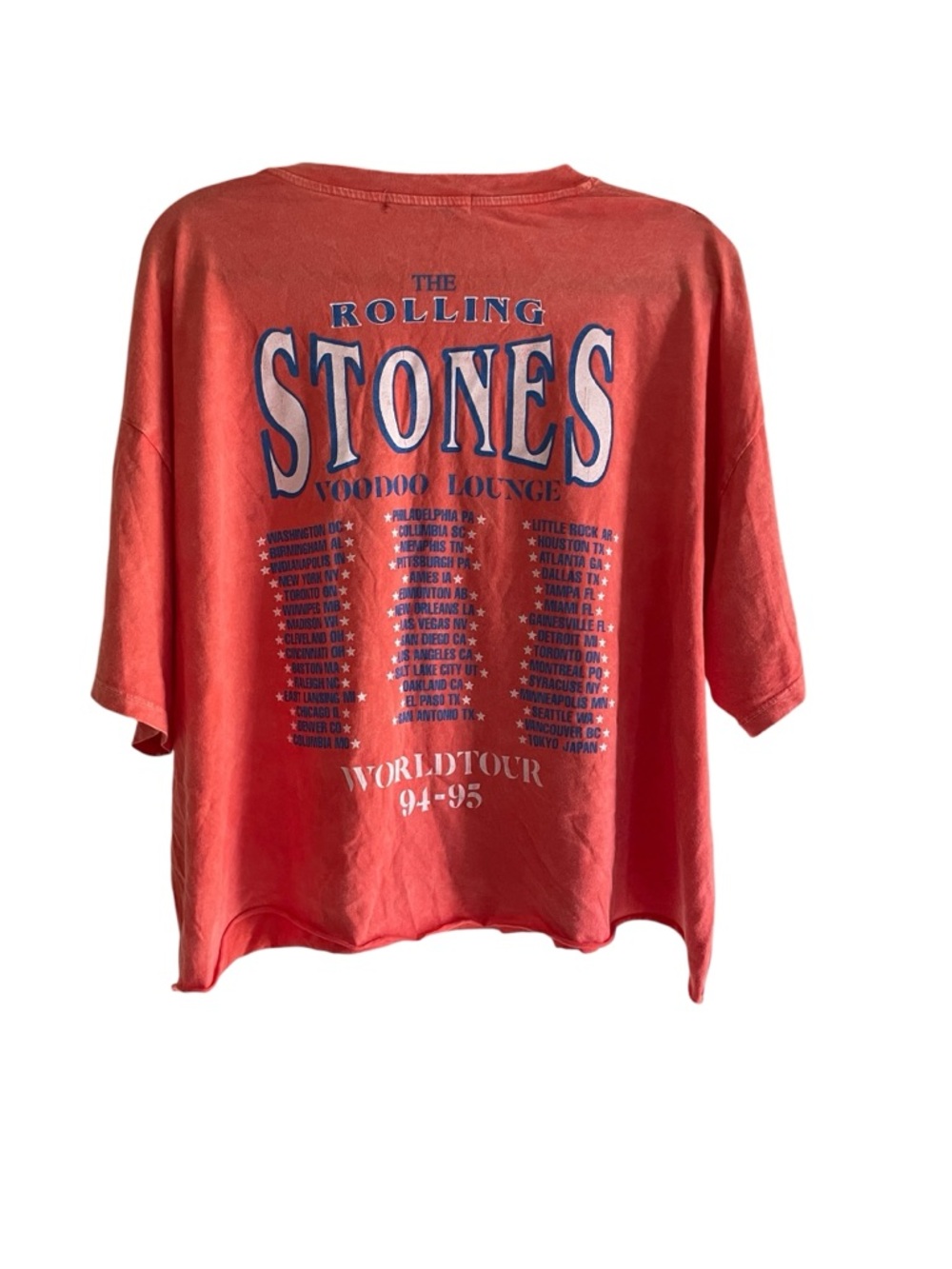 Daydreamer Rolling Stones 94–95 World Tour Tee | Cropped Oversized Boxy Graphic - Picture 2 of 6